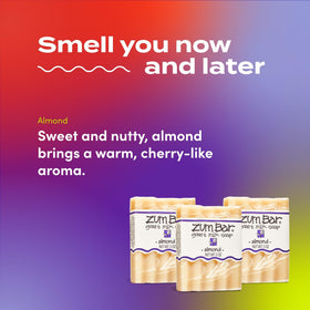 Indigo Wild Zum Goat's Milk Soap Bar Almond packaging