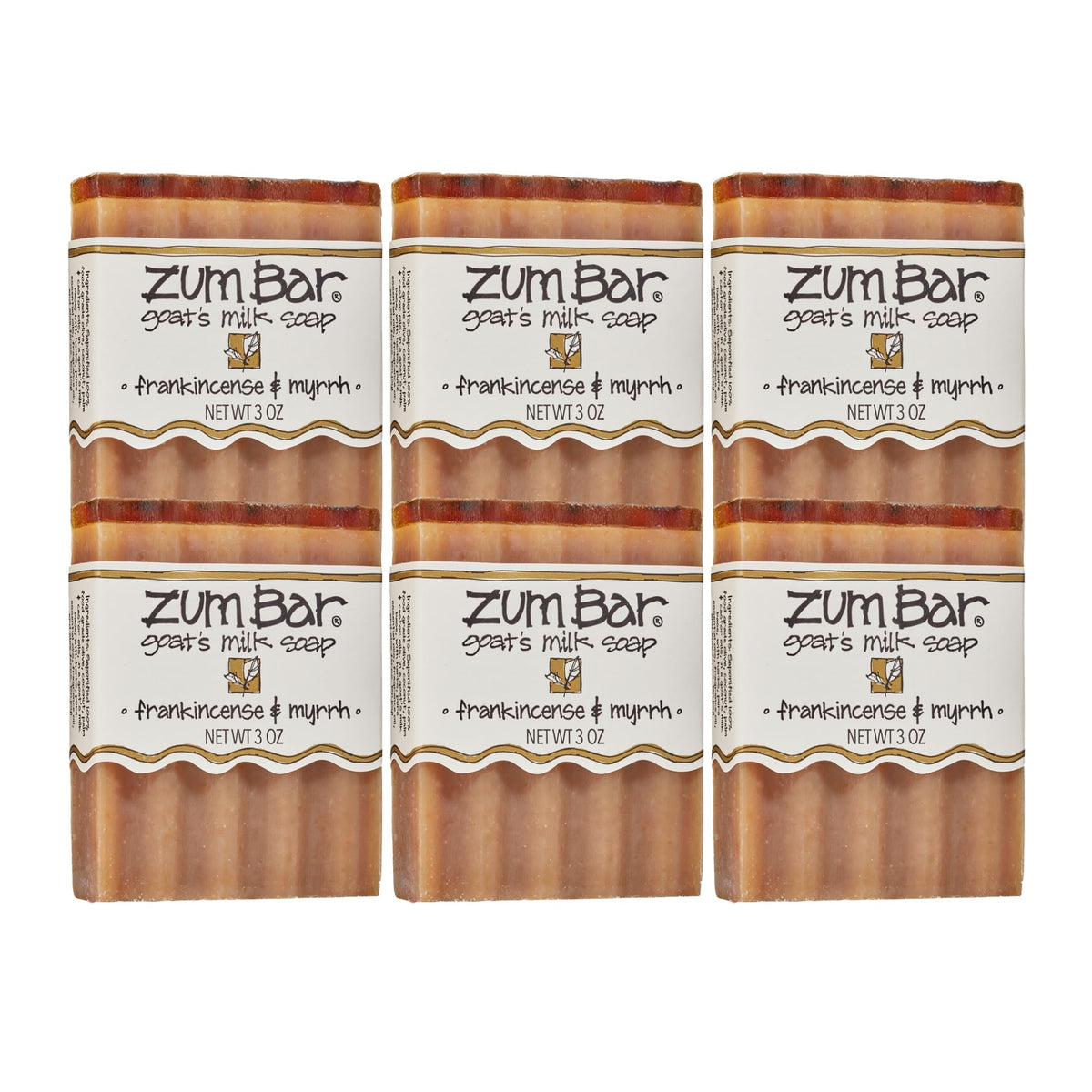 Indigo Wild Zum Goat's Milk Soap Bar Frankincense & Myrrh front view