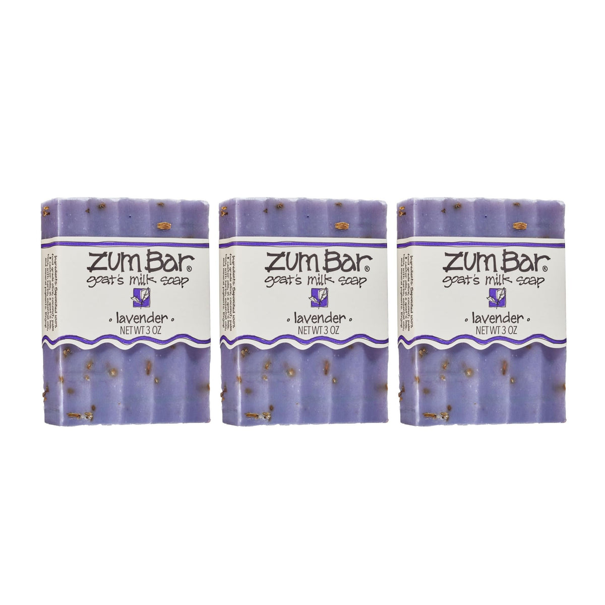 Indigo Wild Zum Goat's Milk Soap Bar Lavender front view
