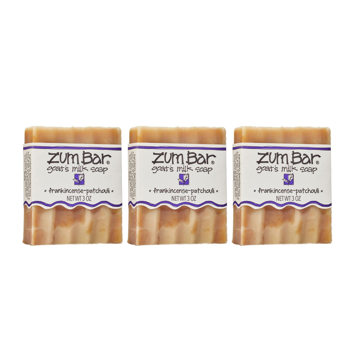 Indigo Wild Zum Goat's Milk Soap Frankincense-Patchouli front view