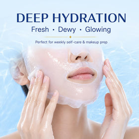 Individual Kymezol SkinKlean Collagen Face Mask on a flat surface