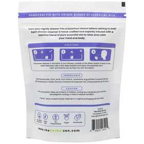 Individual shower steamer showing texture