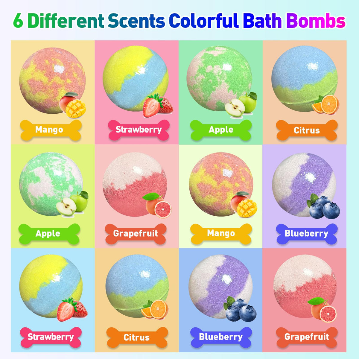 Individually wrapped Lisotera bath bomb with toy surprise