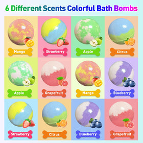 Individually wrapped Lisotera bath bomb with toy surprise