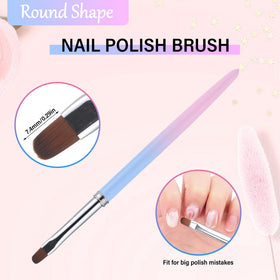 INENK nail clean up brushes in protective caps