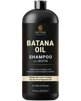 INFINA ESSENTIALS Batana Oil Shampoo 16 fl oz front view