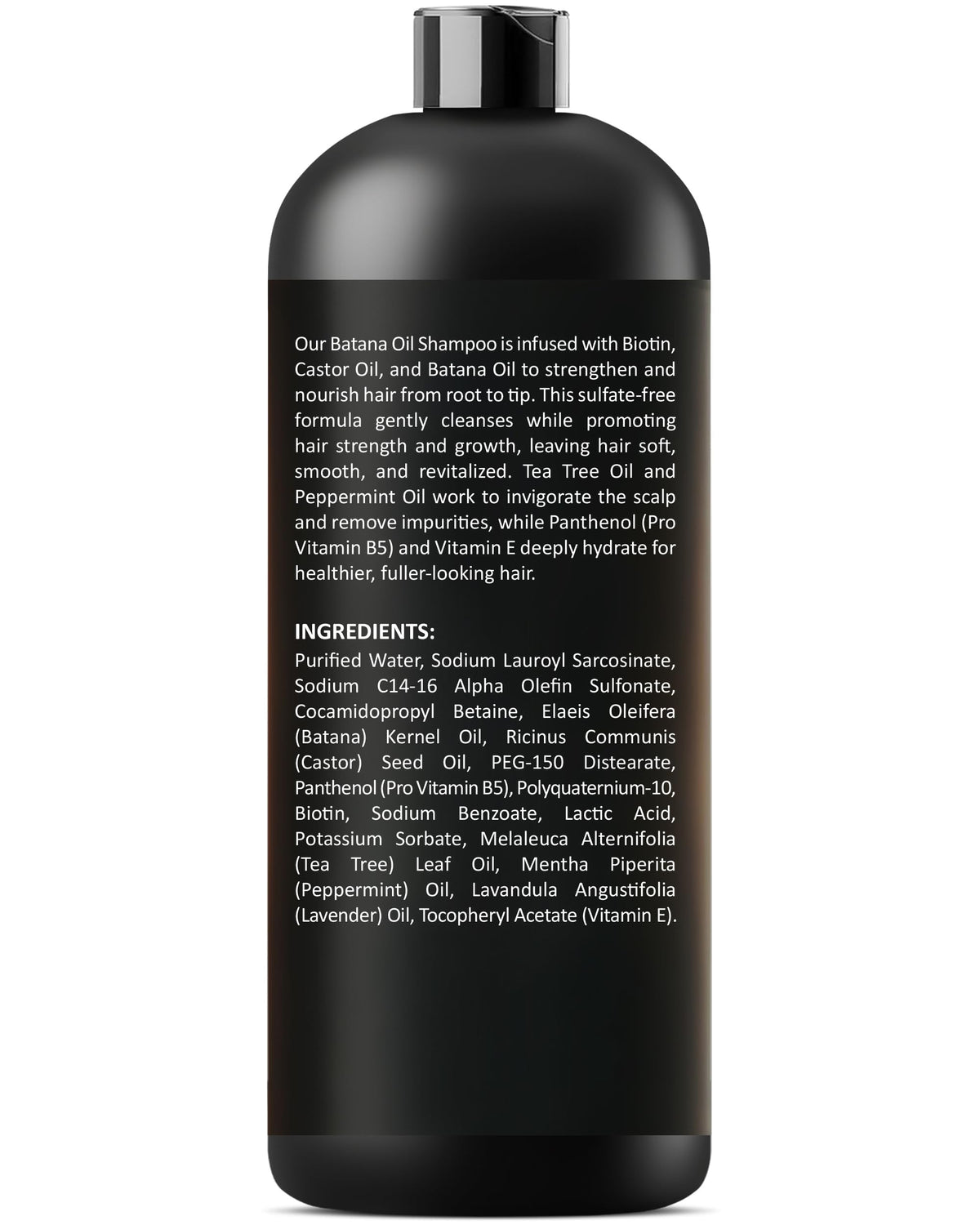 INFINA ESSENTIALS Batana Oil Shampoo packaging details