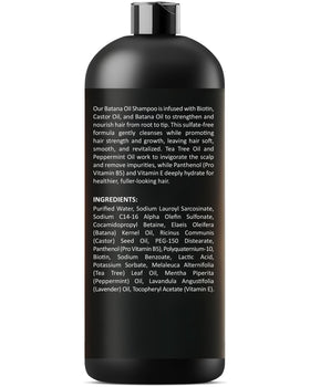 INFINA ESSENTIALS Batana Oil Shampoo packaging details
