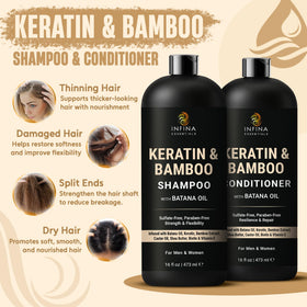 INFINA ESSENTIALS Keratin Conditioner 16 fl oz front view