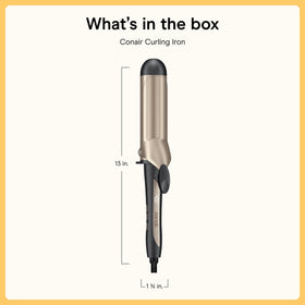 INFINITIPRO BY CONAIR Curling Iron packaging and accessories