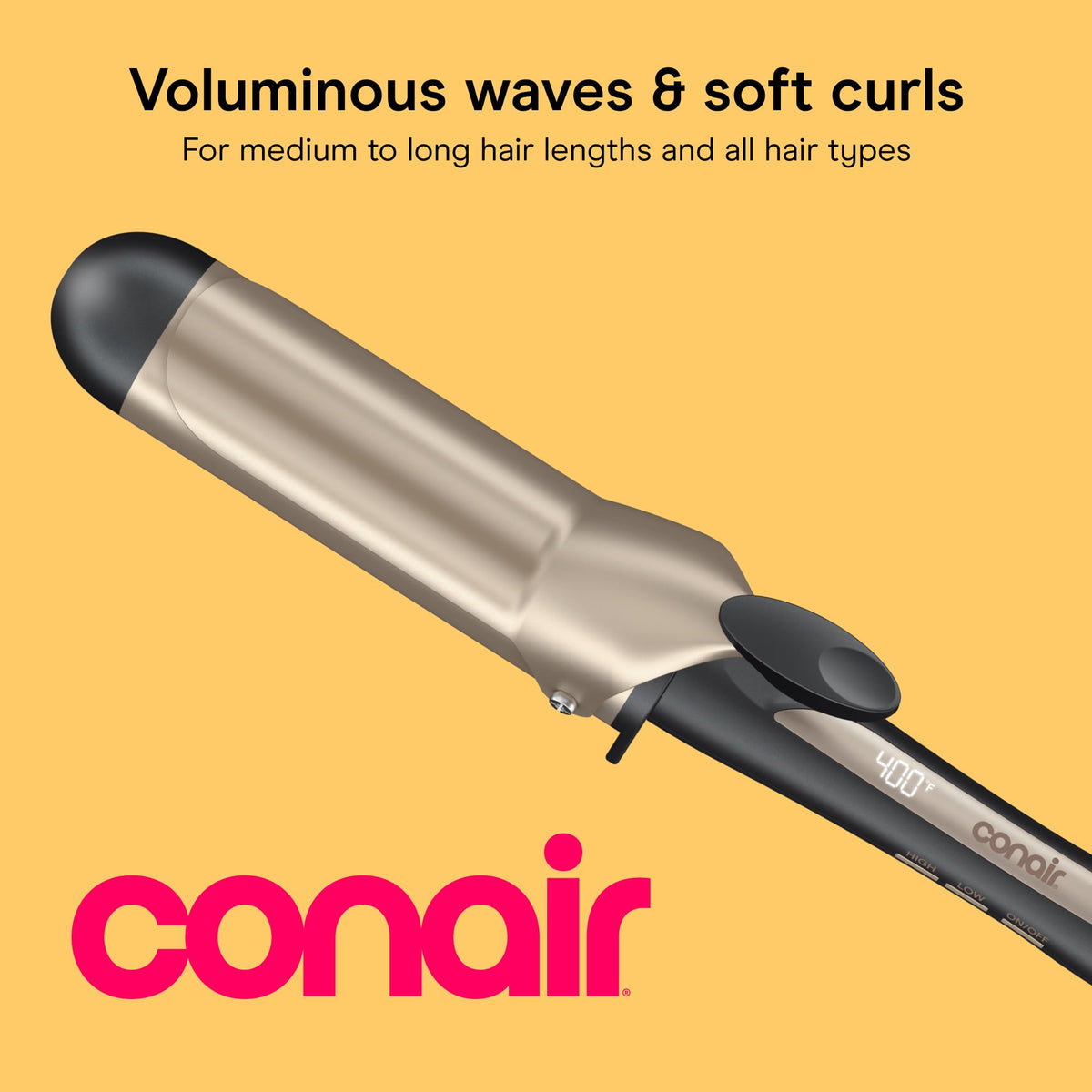 INFINITIPRO BY CONAIR Curling Iron with adjustable heat settings