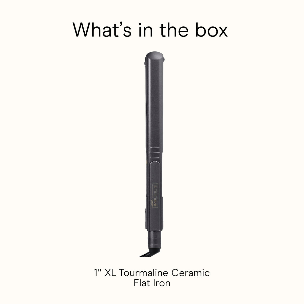 INFINITIPRO BY CONAIR Flat Iron close-up of ceramic plates