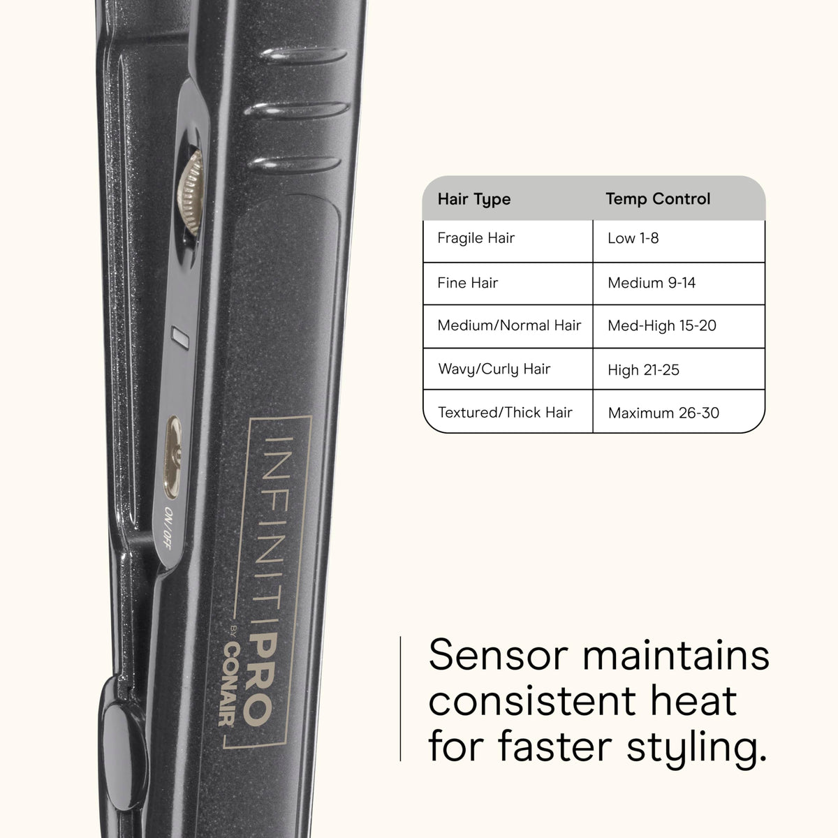 INFINITIPRO BY CONAIR Flat Iron side view