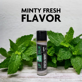 Ingredients list for Fresh Mint Lip Balm SPF 15
