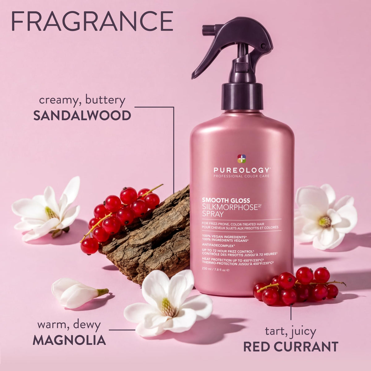 Ingredients list for Pureology Smooth Gloss Silkmorphose Spray