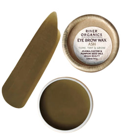 Ingredients list for River Organics Eyebrow Wax
