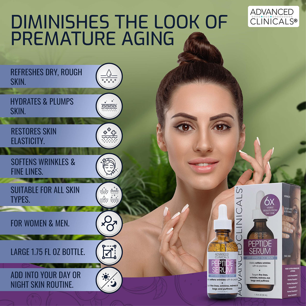Ingredients list of Advanced Clinicals Multi Peptides Serum
