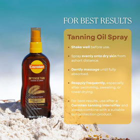 Ingredients list of Carroten tanning oil