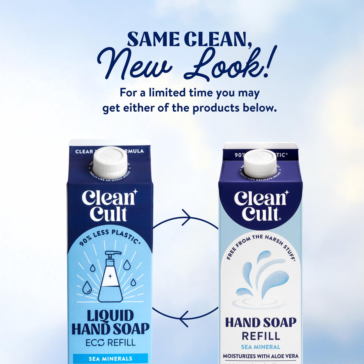 Ingredients list of Cleancult hand soap refill