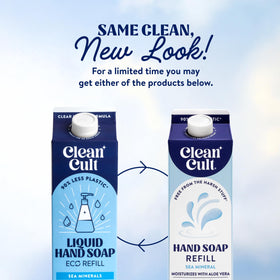 Ingredients list of Cleancult hand soap refill