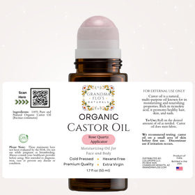 Ingredients list of Grandma Flo's Naturals Organic Castor Oil