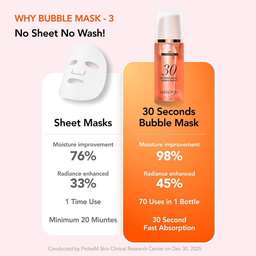 Ingredients list of MENOKIN Bubble Mask LIFT