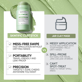 Ingredients list of SKINTIFIC Mugwort Clay Stick Face Mask