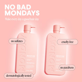 Ingredients list on MONDAY HAIRCARE Moisture Shampoo