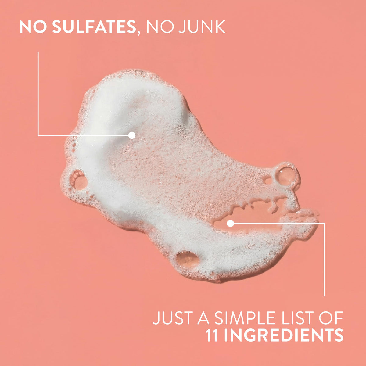 Ingredients list on Native Shampoo and Conditioner packaging