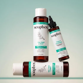 Ingredients list on Soapbox Tea Tree & Mint Conditioner