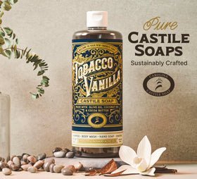 Ingredients of Carolina Castile Soap Liquid Body Wash Tobacco Vanilla