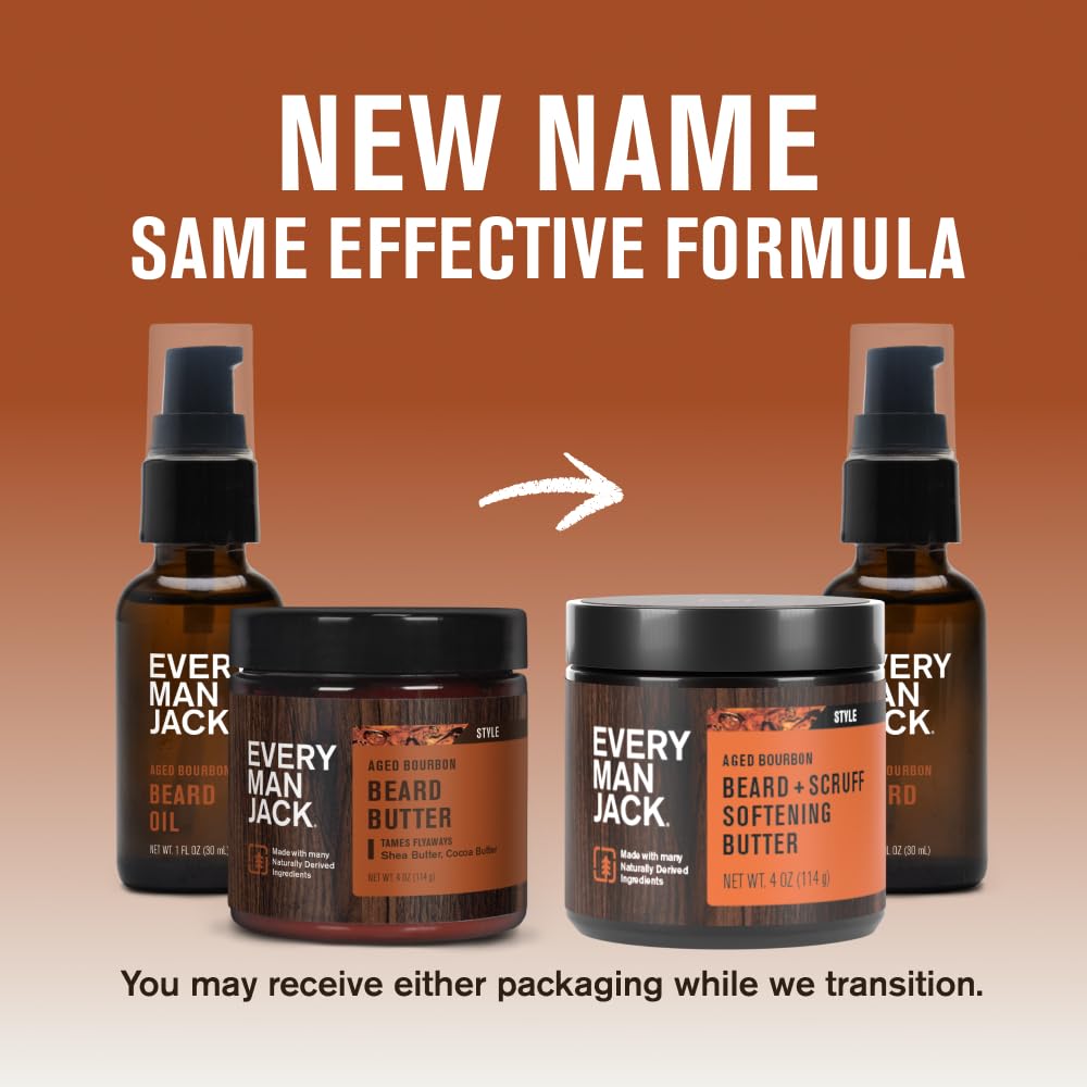 Ingredients of Every Man Jack Hydrating Beard Oil & Butter