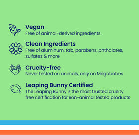 Ingredients of Megababe Space Bar displayed on packaging