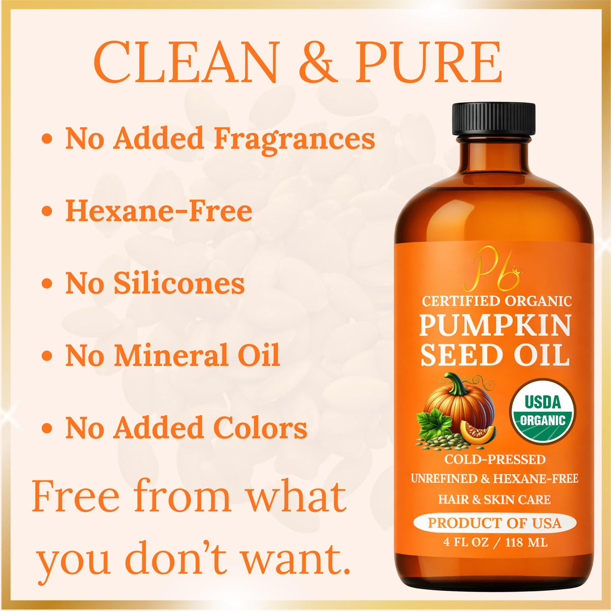 Ingredients of Pomberries Pumpkin Seed Oil