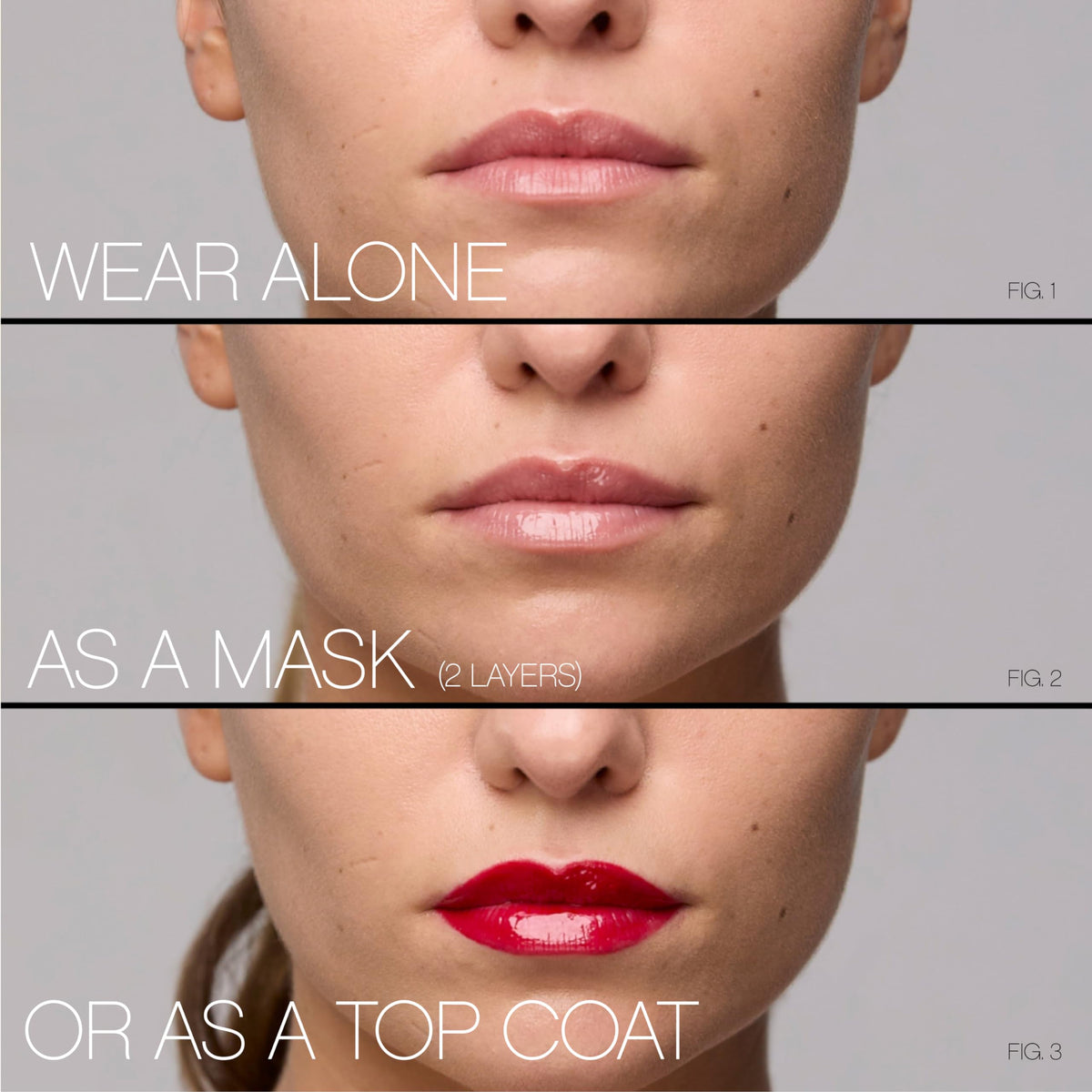 Ingredients of VACATION Lip Oil SPF 30 displayed