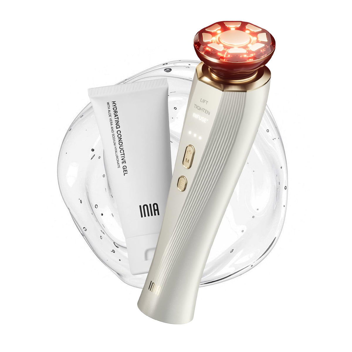 INIA Flare 3-in-1 Red Light Therapy Device front view