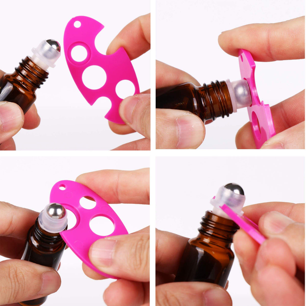 inice roller bottle accessories including labels and droppers