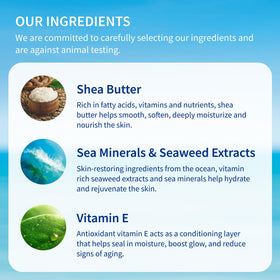 Inis Revitalizing Body Lotion 2.9 fl oz on a bathroom counter