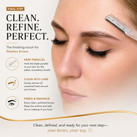 Ink Permanent Face Razors with mapping string and packaging