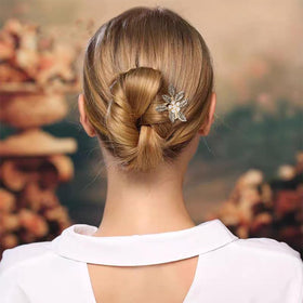 INLAZTIM vintage hair combs with floral and butterfly designs