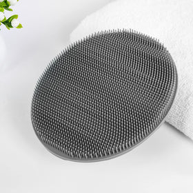 INNERNEED Silicone Body Cleansing Brush close-up of silicone material