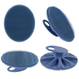 INNERNEED Silicone Body Cleansing Brush demonstrating exfoliation