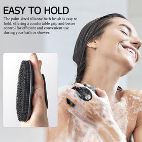 INNERNEED silicone body scrubber hanging for drying