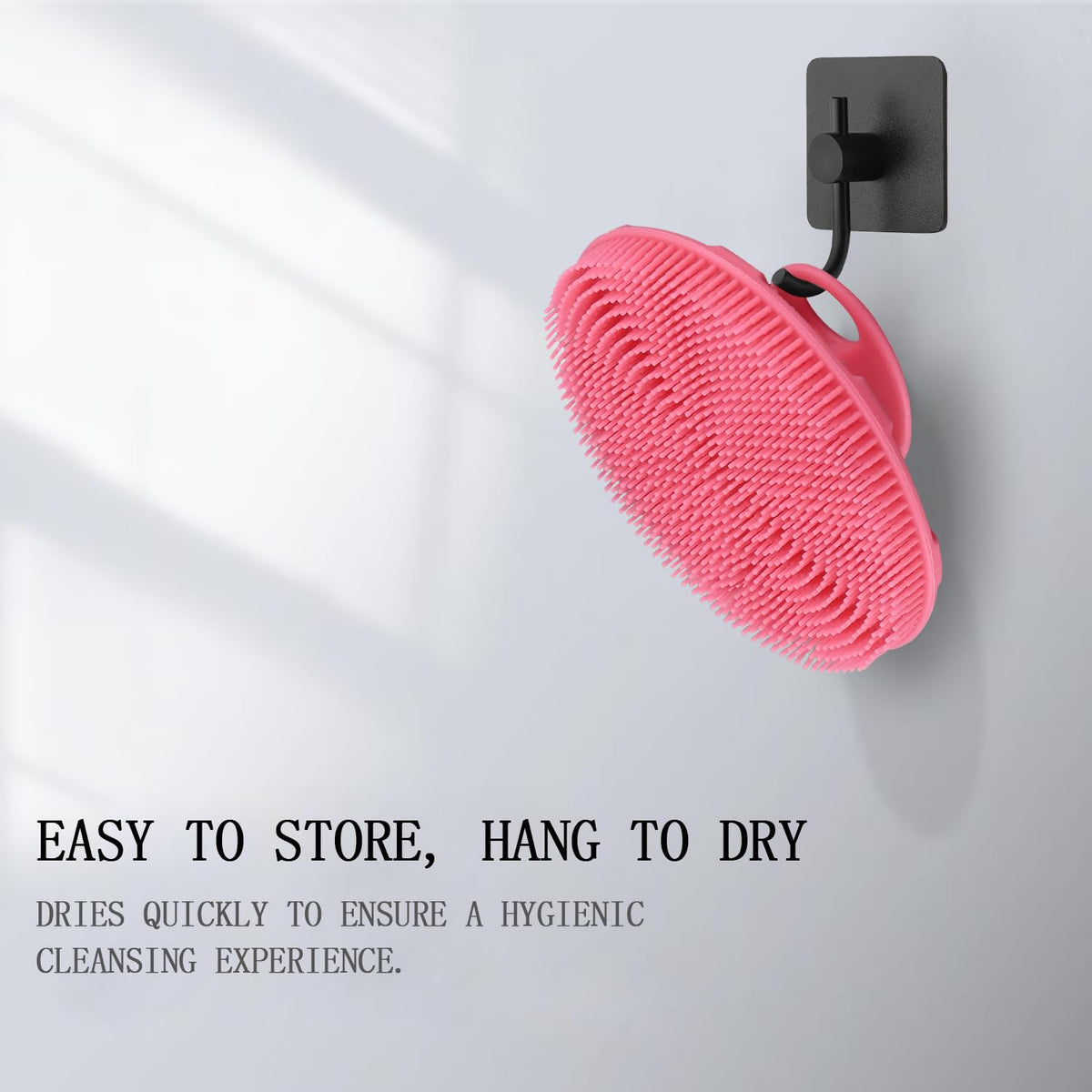 INNERNEED silicone body scrubber showing packaging details