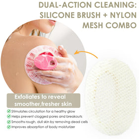 INNERNEED Silicone Body Scrubber with packaging