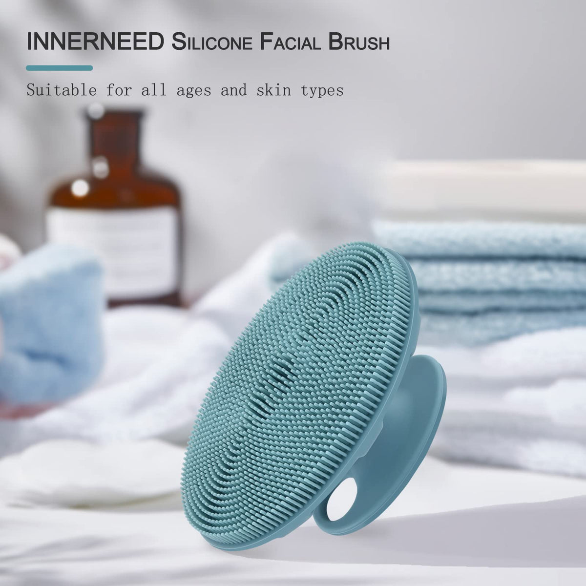 INNERNEED Silicone Face Brush hanging for drying