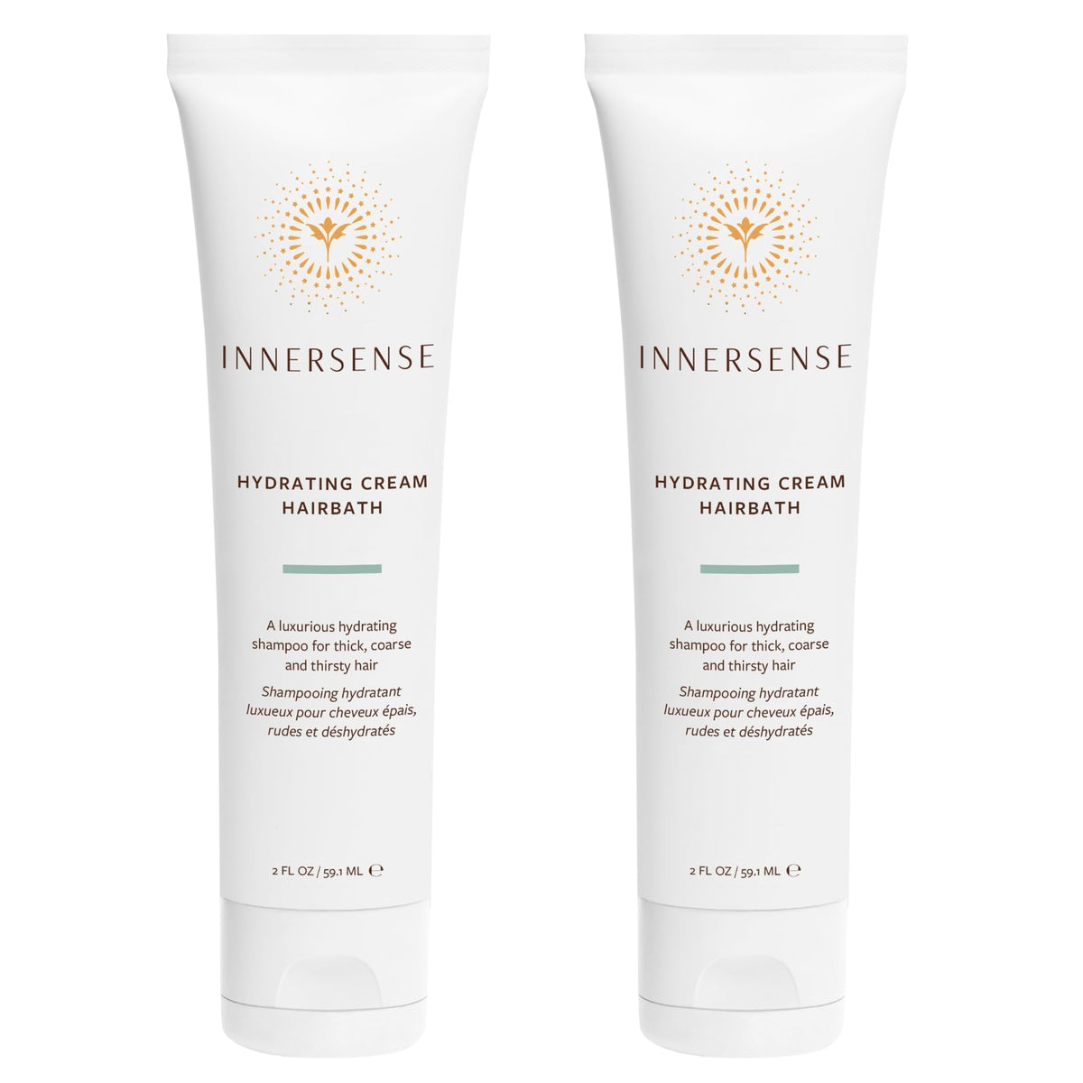 INNERSENSE Hydrating Cream Hairbath Shampoo 2oz front view