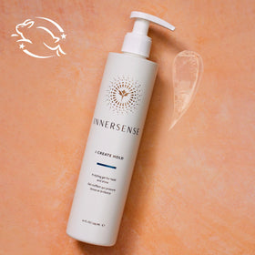 INNERSENSE I Create Hold Styling Gel 2oz on a styling table