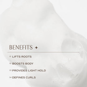 INNERSENSE I Create Lift Volumizing Foam in a bathroom setting