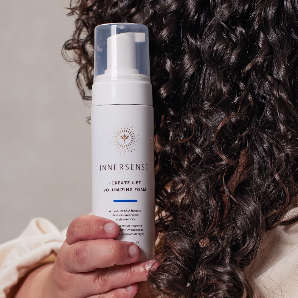 INNERSENSE I Create Lift Volumizing Foam on a vanity